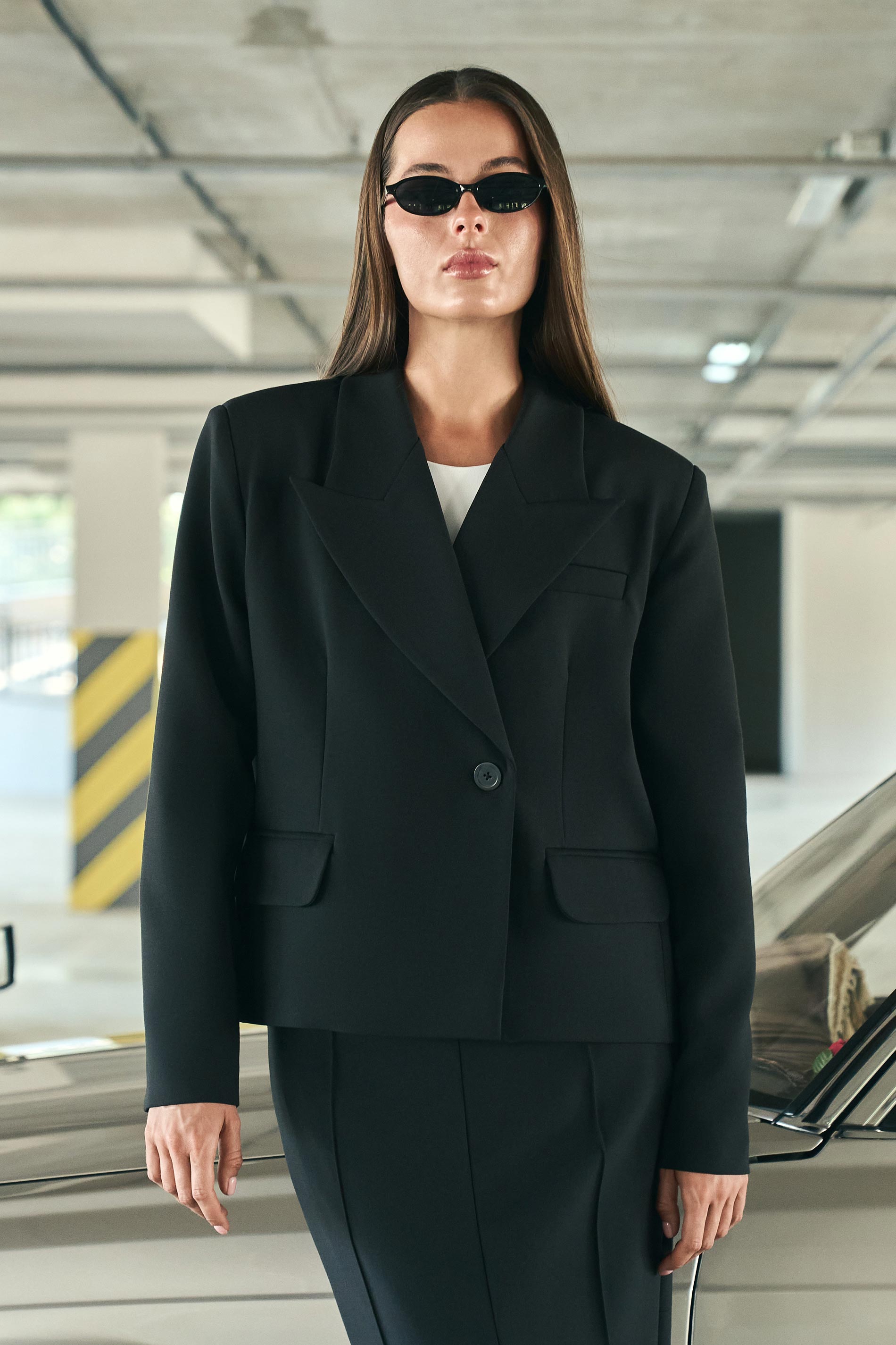 Блейзер oversize свободного кроя BL66801